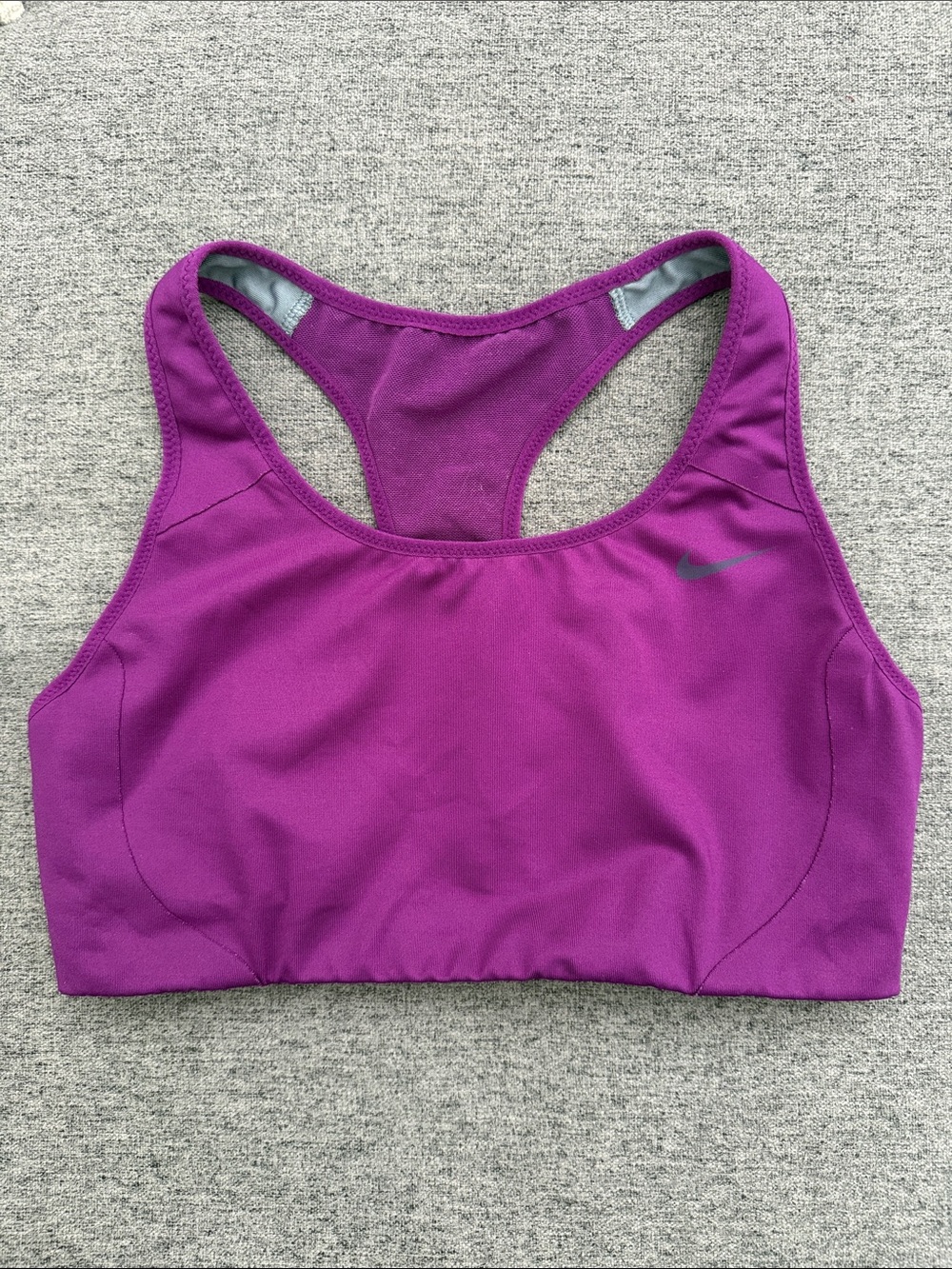 Nike Purple Racerback Support Sports Bra